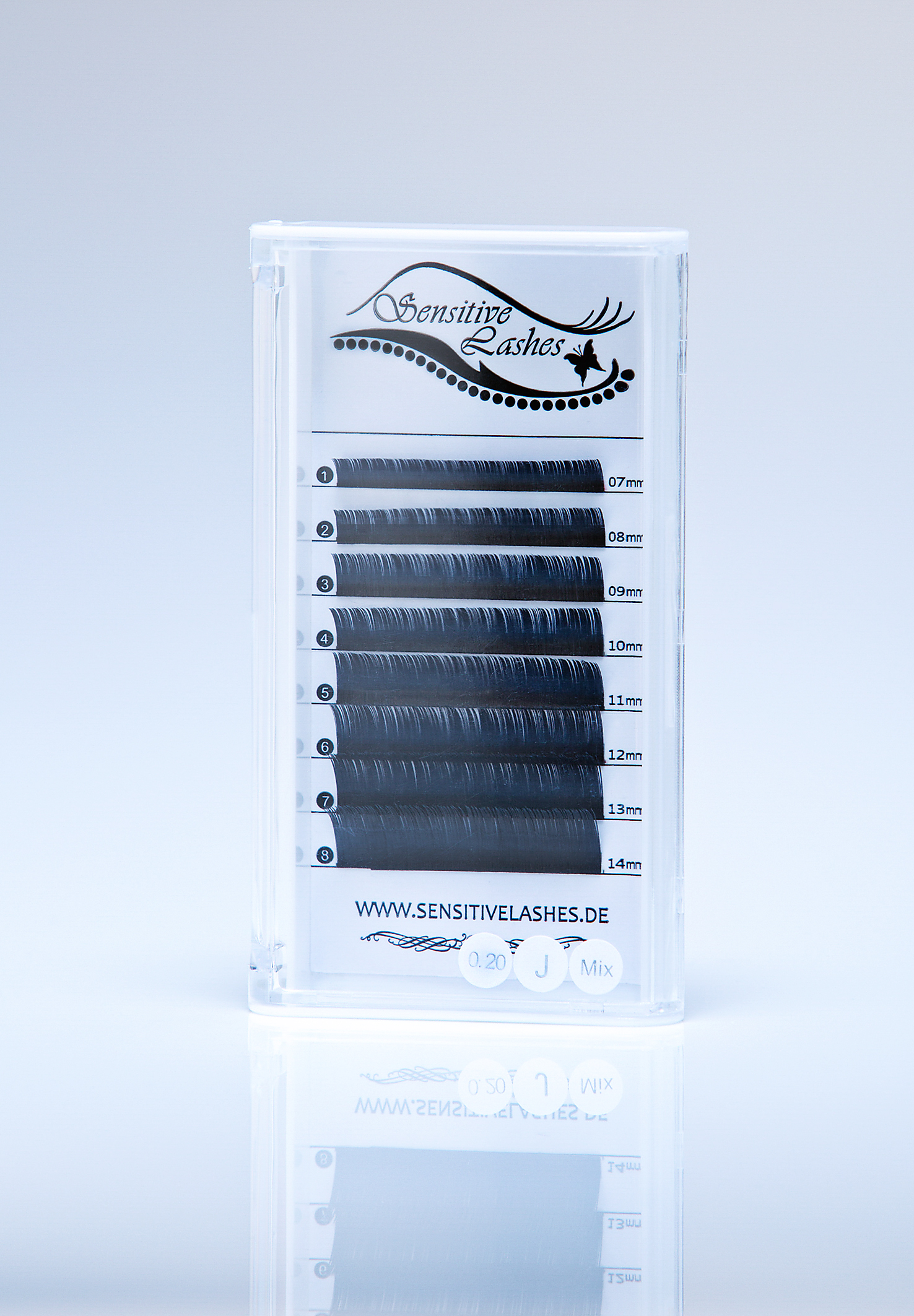 Flat Lashes J-Curl mixed Box