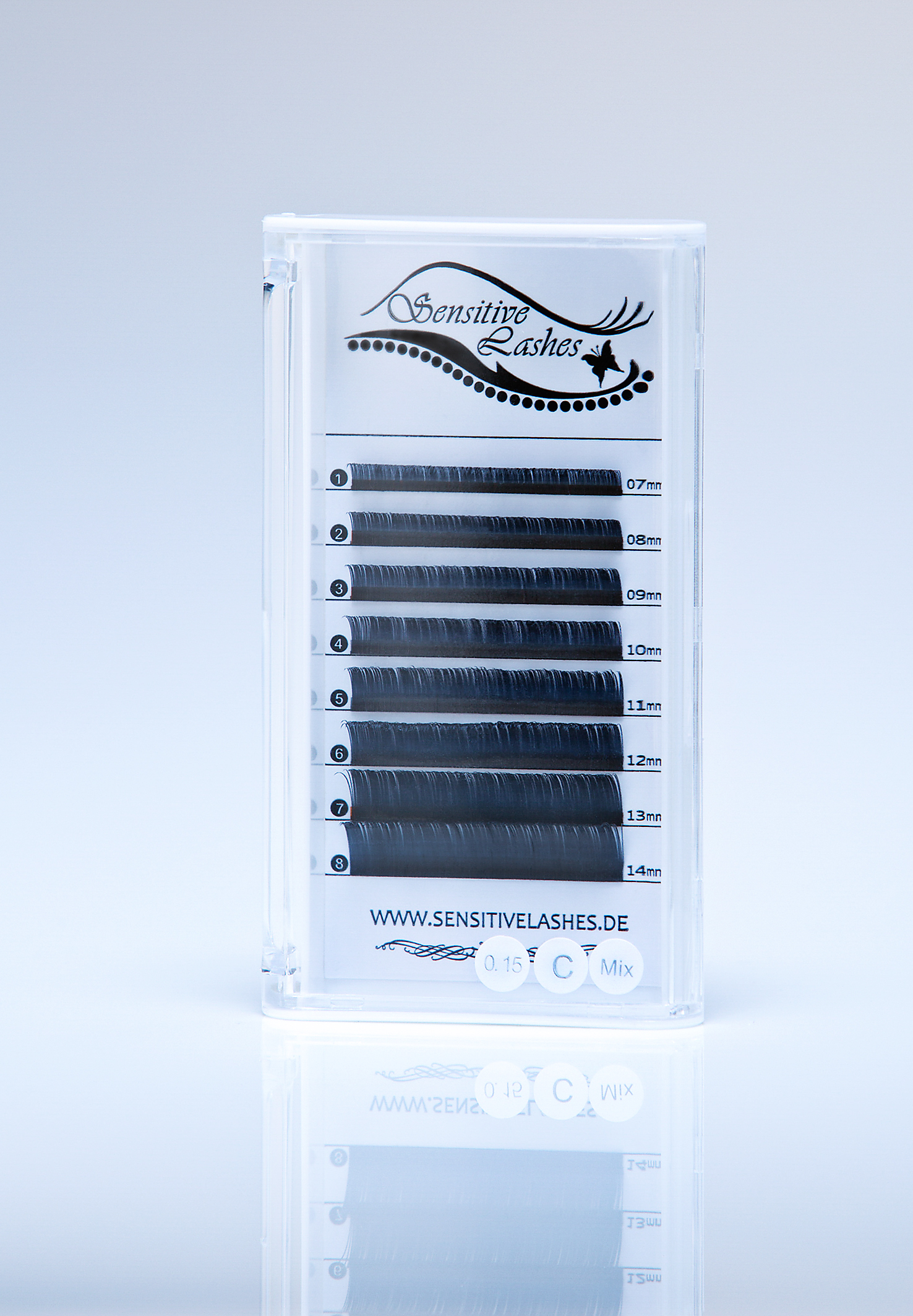 Flat Lashes D-Curl (mixed Box)