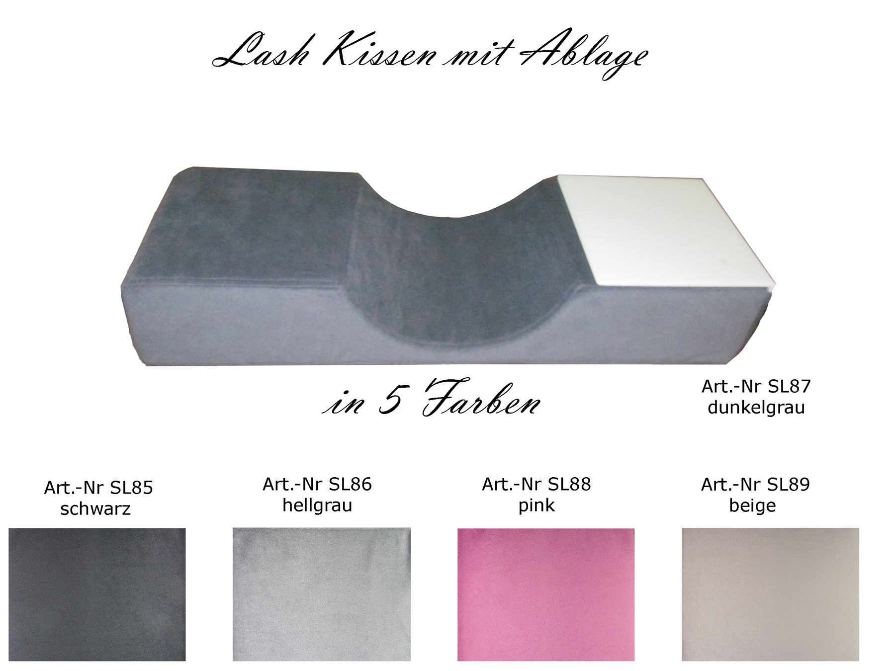 LashKissen Lash Kissen mit Ablage